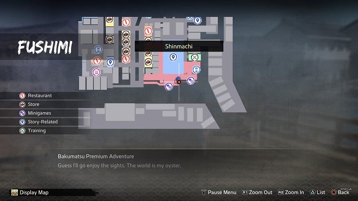 You can find Desperate Fisherman in south-eastern Fushimi, on Shinmachi street to be exact - Like a Dragon Ishin: Bonds - Secrets and activities - Like a Dragon Ishin Guide