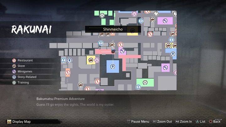 You can find Injured Grandma in south-eastern Rakunai, on Shinmeicho street to be exact - Like a Dragon Ishin: Bonds - Secrets and activities - Like a Dragon Ishin Guide