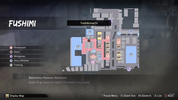 You can find Patient Dog in western Fushimi, on Yashikimachi street between two stair levels - Like a Dragon Ishin: Bonds - Secrets and activities - Like a Dragon Ishin Guide