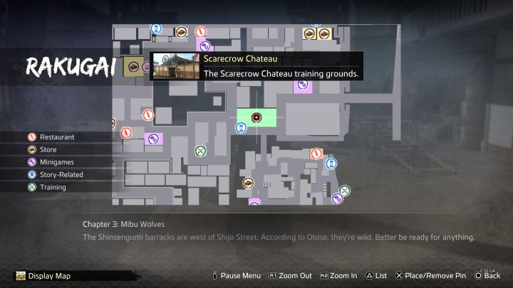 Visit the south-eastern part of the Rakugai district - you can do so from Chapter 3 onwards - Like a Dragon Ishin: Masters of Combat and training locations - Secrets and activities - Like a Dragon Ishin Guide