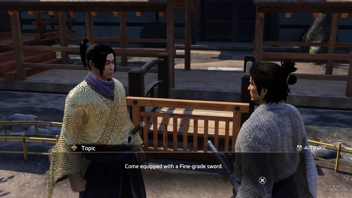 Master Ginryu specializes in the Wild Dancer style - Like a Dragon Ishin: Masters of Combat and training locations - Secrets and activities - Like a Dragon Ishin Guide