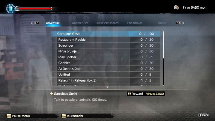 How to unlock: Completed 5 tasks in the Diligence Records - Like a Dragon Ishin: Trophies/Achievements - list, trophy guide - Appendix - Like a Dragon Ishin Guide