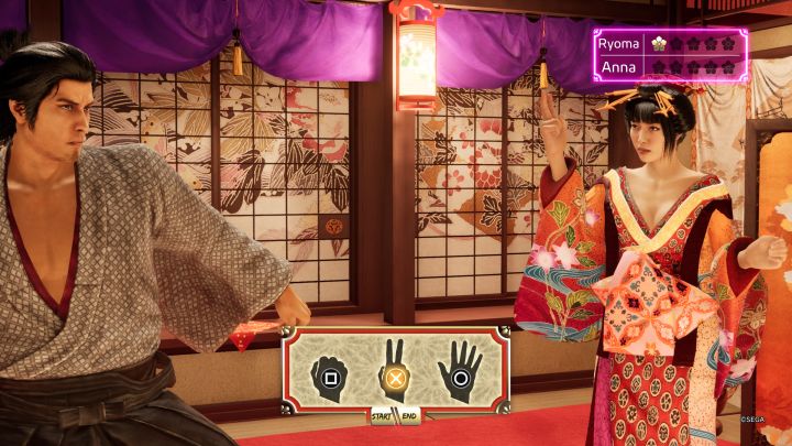 In Yamabuki, you will meet the courtesan Anna - there are 3 types of mini-games with her - Like a Dragon Ishin: Trophies/Achievements - list, trophy guide - Appendix - Like a Dragon Ishin Guide