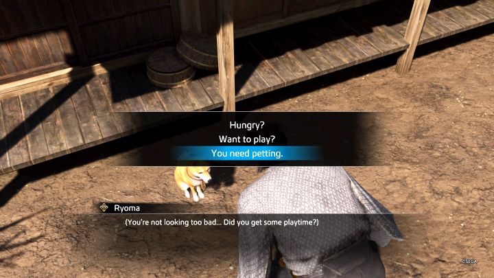 All adopted animals end up on your farm - Like a Dragon Ishin: Adopting dogs and cats - Secrets and activities - Like a Dragon Ishin Guide