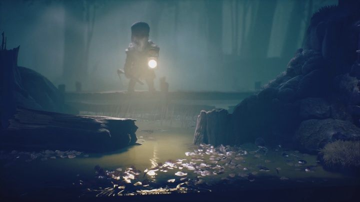 When the Hunter moves, you must go under the bridge - Little Nightmares 2: Escaping the Hunter - Chapter 1 walkthrough - Chapter 1 - Forest - Little Nightmares 2 Guide