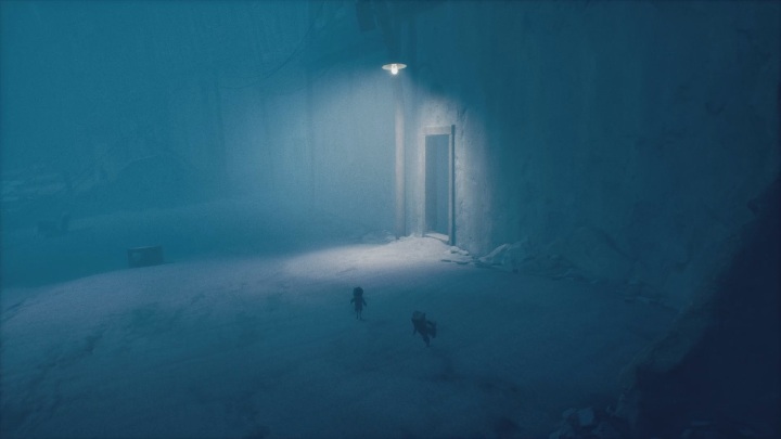 The chapter will end once you run inside the building - Little Nightmares 2: Escaping the Hunter - Chapter 1 walkthrough - Chapter 1 - Forest - Little Nightmares 2 Guide