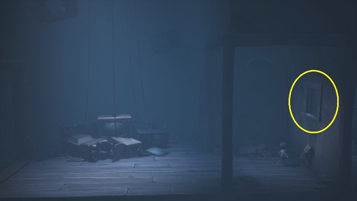 You will pass a pile of destroyed TVs - Little Nightmares 2: Road to the Orphanage - Chapter 2 walkthrough - Chapter 2 - Orphanage - Little Nightmares 2 Guide