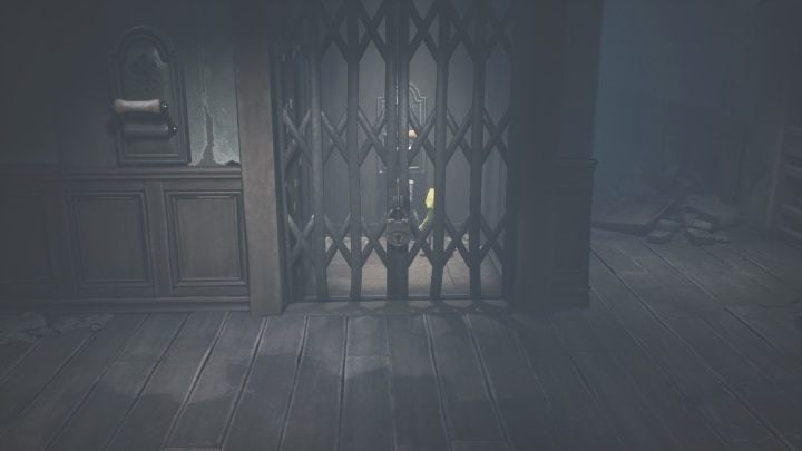 When you arrive at the top, however, you'll suddenly realise that you can't get out of the elevator - Little Nightmares 2: Crossing the city - Chapter 4 walkthrough - Chapter 4 - Getting to the Tower - Little Nightmares 2 Guide