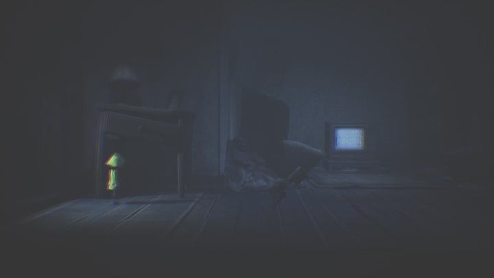 You will reach a room where you will witness another transmission, but this one will be a little different from the others - Little Nightmares 2: Crossing the city - Chapter 4 walkthrough - Chapter 4 - Getting to the Tower - Little Nightmares 2 Guide