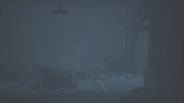 Turn on the TV that is outside the window, and turn off the one in the room - Little Nightmares 2: TVs - Chapter 4 walkthrough - Chapter 4 - Getting to the Tower - Little Nightmares 2 Guide