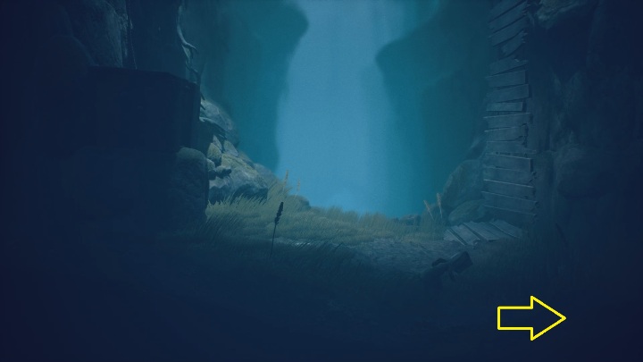 Location: Chapter 1, just below the destroyed bridge - Little Nightmares 2: Glitching Remains in Chapter 1 Forest - a list - Glitching Remains - Little Nightmares 2 Guide
