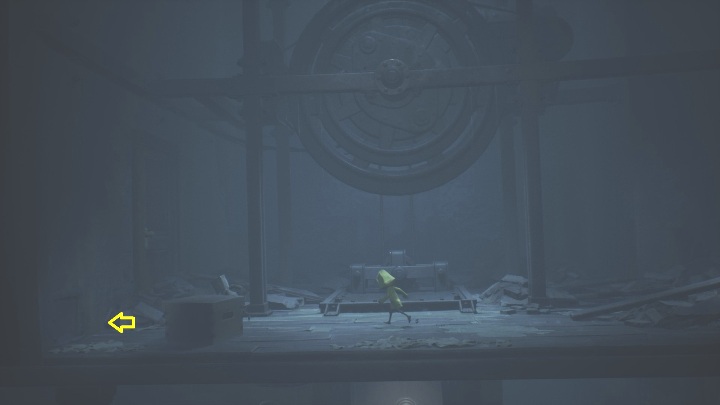 Location: Chapter 4, right after the first elevator - Little Nightmares 2: Glitching Remains, Chapter 4 Reaching the Tower - list - Glitching Remains - Little Nightmares 2 Guide
