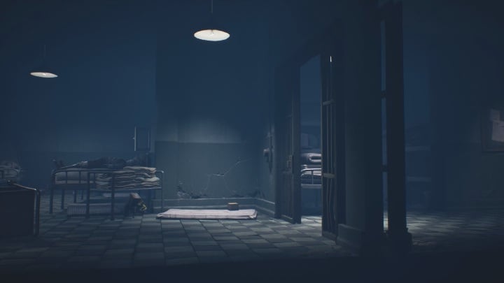 Hide under the bed when the door opens - Little Nightmares 2: Escape - Chapter 3 Hospital walkthrough - Chapter 3 - Hospital - Little Nightmares 2 Guide