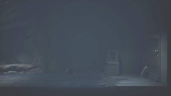 Your job is to pull the boards off the lower part of the door - Little Nightmares 2: Building - Chapter 4 walkthrough - Chapter 4 - Getting to the Tower - Little Nightmares 2 Guide