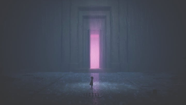 After defeating the opponent, you will see a pink light - Little Nightmares 2: Shop and Escape - Chapter 4 walkthrough - Chapter 4 - Getting to the Tower - Little Nightmares 2 Guide