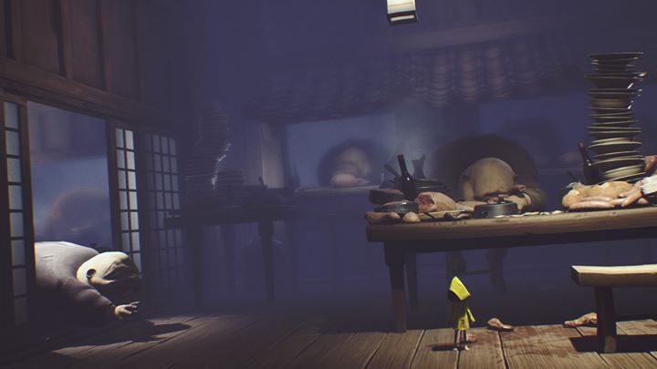 Serves you right - come back when you lose a ton. - Little Nightmares: Enter the dining hall - walkthrough - The Guest Area - Little Nightmares Game Guide