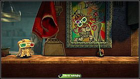 On this level you need to follow Da Vinci's orders - Rookie Test - Da Vinci's Hideout - LittleBigPlanet 2 - Game Guide and Walkthrough