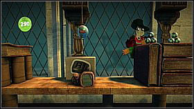 You will get the chance to play with new features on this level - you can get the first item by placing a sponge below it and jumping from it - Grab and Swing - Da Vinci's Hideout - LittleBigPlanet 2 - Game Guide and Walkthrough