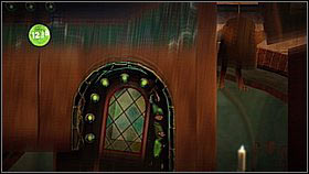 Use the switch on the right - launch pads will appear in the further window - Bravery Test - Da Vinci's Hideout - LittleBigPlanet 2 - Game Guide and Walkthrough