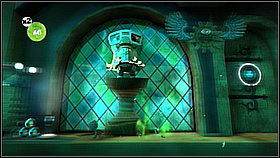 The area with stars is rather peculiar - right after being shot from the cannon, grab the highlighted stars - Bravery Test - Da Vinci's Hideout - LittleBigPlanet 2 - Game Guide and Walkthrough