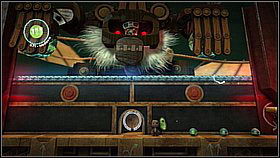 On this level you will have to face Da Vinci's machine - Final Test - Da Vinci's Hideout - LittleBigPlanet 2 - Game Guide and Walkthrough