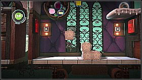 Cross the roof to the other side of the cart and go inside - Runaway Train - Victoria's Laboratory - LittleBigPlanet 2 - Game Guide and Walkthrough