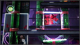 Behind the green pipe jump up and collect the bubble - Maximum Security - The Factory of a Better Tomorrow - LittleBigPlanet 2 - Game Guide and Walkthrough