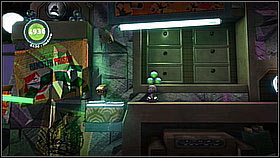 A bit further you will find a panel with launch pads, which can be raised - Maximum Security - The Factory of a Better Tomorrow - LittleBigPlanet 2 - Game Guide and Walkthrough