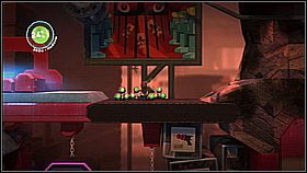 Move on by grabbing the bomb - you have to avoid the electrified objects - Bang for Buck - p. 2 - The Factory of a Better Tomorrow - LittleBigPlanet 2 - Game Guide and Walkthrough