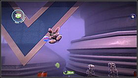 Below, pull the switch and enter the RoboBun - Avalon's Advanced Armaments Academy - Avalon - LittleBigPlanet 2 - Game Guide and Walkthrough