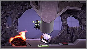 Don't' forget about the items by the tube - The Sackbot Redemption - Avalon - LittleBigPlanet 2 - Game Guide and Walkthrough