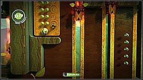 You will get outside and receive the grappling hook - you use it grab the fireflies - Fireflies When You're Having Fun - Eve's Asylum - LittleBigPlanet 2 - Game Guide and Walkthrough