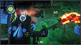 Clear the way by extinguishing the flames - Casa Del Higginbotham - Eve's Asylum - LittleBigPlanet 2 - Game Guide and Walkthrough