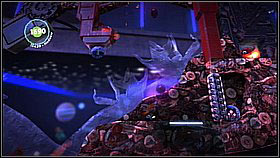 A bit further you will come across another enemy - Full Metal Rabbit - The Cosmos - LittleBigPlanet 2 - Game Guide and Walkthrough