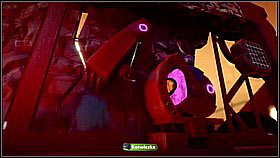 Below jump right along the launch pads - Where in the World is Avalon Centrifuge - The Cosmos - LittleBigPlanet 2 - Game Guide and Walkthrough