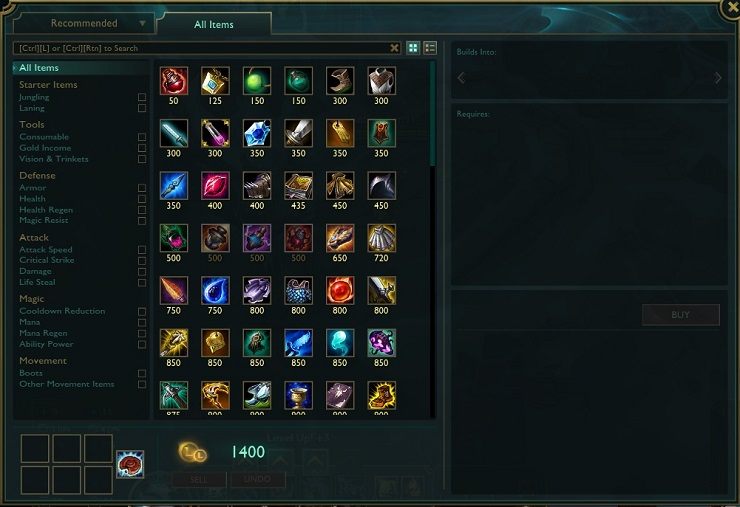 As explained earlier, throughout a game players earn gold, which can be spent on additional items, so their champions could grow stronger - Graphical user interface | Basic Gameplay - Basic Gameplay - League of Legends Game Guide