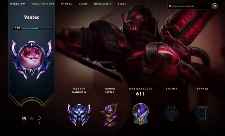 W profilu gracza znajdziesz wiele ciekawych informacji - Introduction | Player profile - Player profile - League of Legends Game Guide