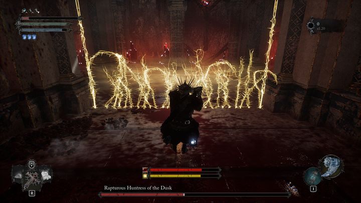 One of the most interesting attacks of her is creating Radiant thorn walls - Lords of the Fallen: How to defeat Rapturous Huntress of the Dusk boss? - Main - Lords of the Fallen Guide