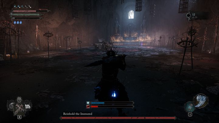 Even though the second boss is much more aggressive with his attacks than the first one, we recommend staying in the melee range - Lords of the Fallen: How to defeat Tancred, Master of Castigations boss? - Main - Lords of the Fallen Guide