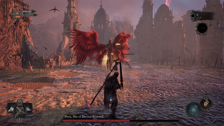 In this phase, Pieta uses similar attacks and sequences as before, but they are much slower, so after each successful dodge you'll be able to use a light attack - Lords of the Fallen: How to beat Pieta, She of Blessed Renewal? - Main - Lords of the Fallen Guide