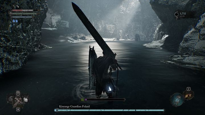 Don't kill any of the enemies until the parasite has been absorbed - Lords of the Fallen: How to beat Kinrangr Guardian Folard boss? - Main - Lords of the Fallen Guide