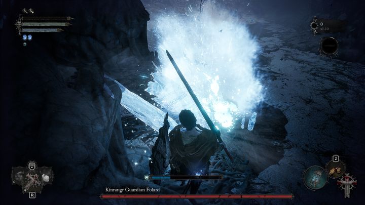 Only then deal with the hounds - Lords of the Fallen: How to beat Kinrangr Guardian Folard boss? - Main - Lords of the Fallen Guide