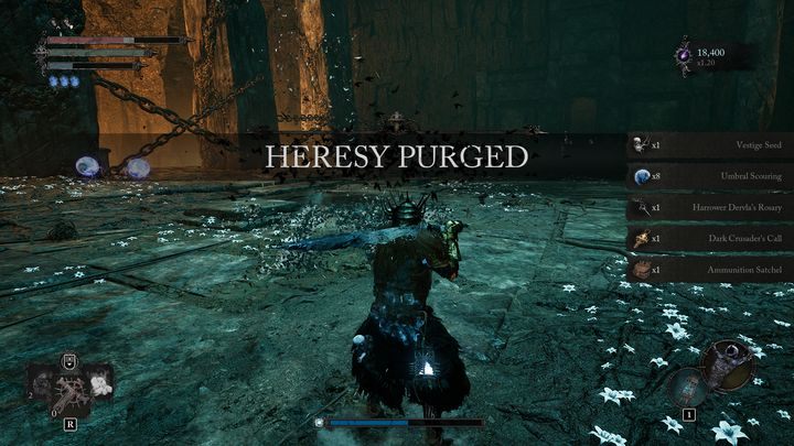 For defeating Harrower Dervla, the Pledged Knight and The Unbroken Promise bosses, you' - Lords of the Fallen: How to defeat Harrower Dervla, the Pledged Knight boss? - Main - Lords of the Fallen Guide