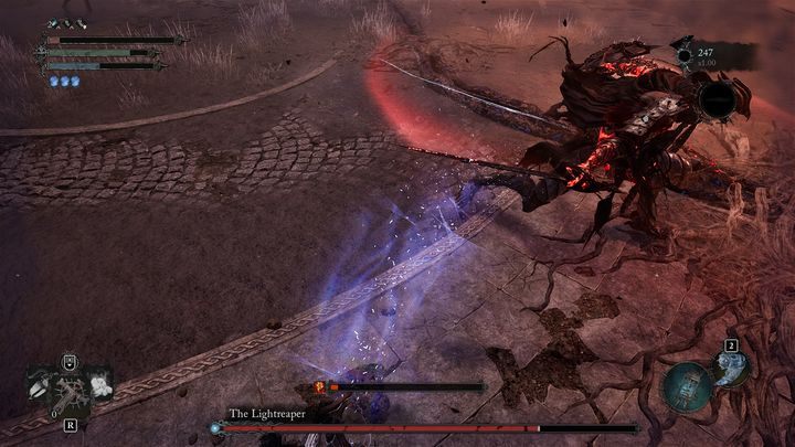 Apart from these two new moves, the fight proceeds similarly to the first phase - Lords of the Fallen: How to defeat The Lightreaper boss? - Main - Lords of the Fallen Guide