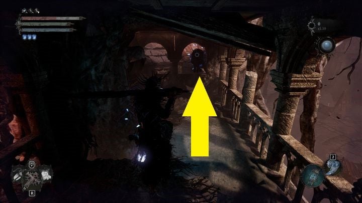 You will find yourself on a balcony - Lords of the Fallen: How to defeat The Lightreaper boss? - Main - Lords of the Fallen Guide