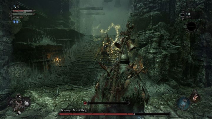 Return with attacks of your own only when her flail combination is concluded - Lords of the Fallen: How to beat Scourged Sister Delyth boss? - Main - Lords of the Fallen Guide