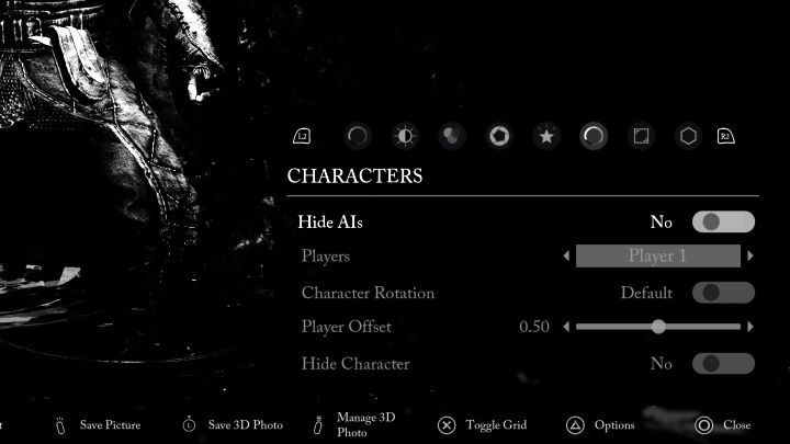After activating the photo mode, you can freely move the camera, including rotating and adjusting it in different planes - Lords of the Fallen: Photo Mode and 3D Photos - Appendix - Lords of the Fallen Guide