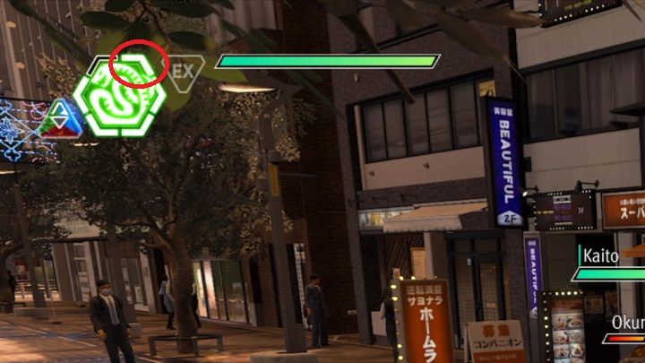 An EX action requires at least one charged segment of the gauge - to charge it, you need to attack enemies or perform other actions - Lost Judgment: Combat - Basics - Lost Judgment Guide