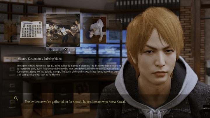 Near the end of the dialog, select the recording as evidence in the case, then rest on the couch - Lost Judgment: Chapter 9 The Weight of Guilt - walkthrough - Main Storyline - Lost Judgment Guide