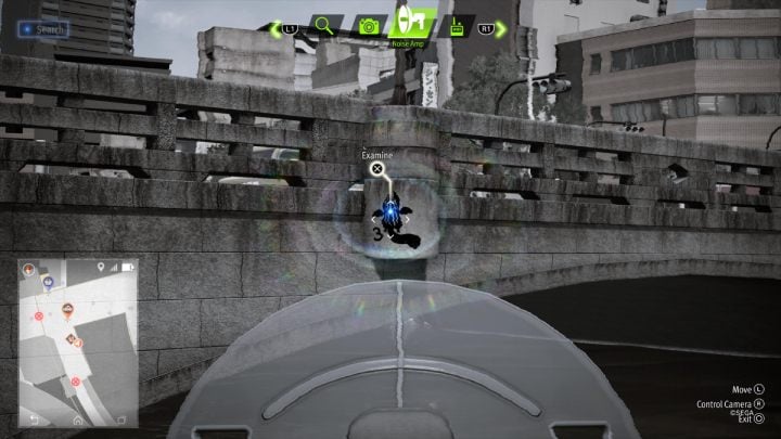 Next, use the Noise Amp to find one more squirrel graffiti on a nearby bridge - Lost Judgment: Squirrel search Commercial District - all squirrels, map - Ijincho - Lost Judgment Guide